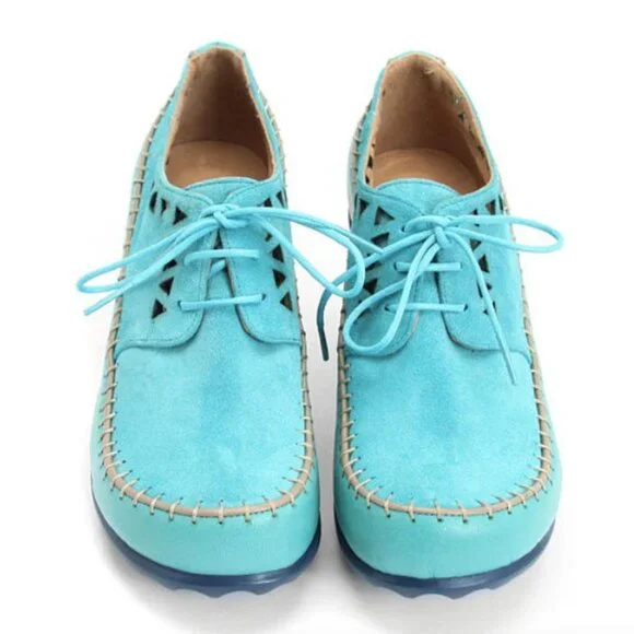 *GENTLY USED* Fluevog 2013 Hopefuls CHEERFUL, Aqua, Size 9.5 (best for 8.5)! - Picture 14 of 16